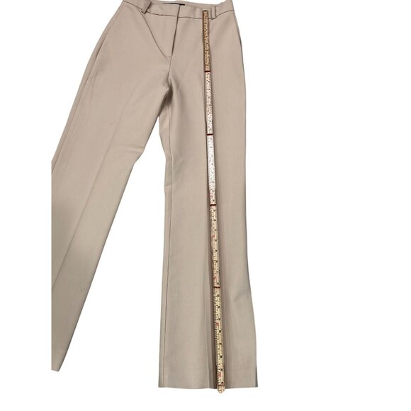 Zara Womens Beige Wide-Leg Trousers XS Formal Office Wear Polyester Blend - Picture 5 of 8